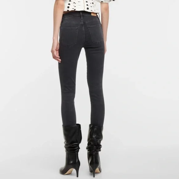 Citizens Of Humanity Black Skinny Jeans High-Waisted Stretch emo - Picture 3 of 9
